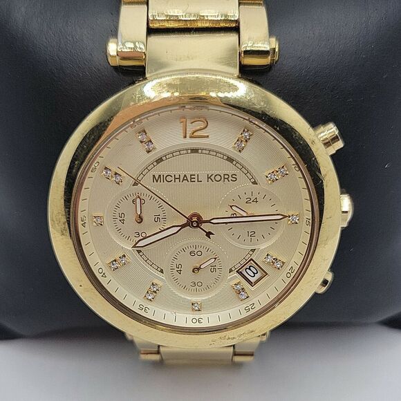 Michael Kors Parker MK5701 Women Stainless Steel Analog Dial Quartz Watch AM365 - Picture 1 of 11